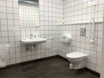 Det Grønne Museum - Toilet ved garderoben