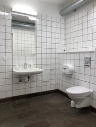 Det Grønne Museum - Toilet ved garderoben