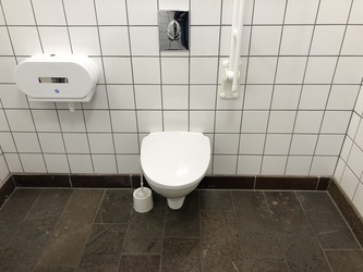 Det Grønne Museum - Toilet ved garderoben