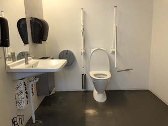 Københavns Hovedbibliotek - Toilet på 1. og 3. sal