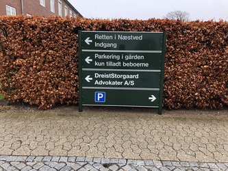 Retten i Næstved - Fogedretten (2. sal)